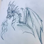 Эскизы тату дракон 28,10,2021 - №0339 - dragon tattoo sketch - tattoo-photo.ru