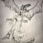 Эскизы тату дракон 28,10,2021 - №0359 - dragon tattoo sketch - tattoo-photo.ru