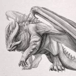 Эскизы тату дракон 28,10,2021 - №0370 - dragon tattoo sketch - tattoo-photo.ru
