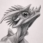 Эскизы тату дракон 28,10,2021 - №0386 - dragon tattoo sketch - tattoo-photo.ru