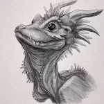 Эскизы тату дракон 28,10,2021 - №0394 - dragon tattoo sketch - tattoo-photo.ru