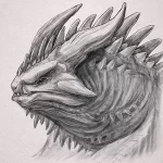 Эскизы тату дракон 28,10,2021 - №0396 - dragon tattoo sketch - tattoo-photo.ru