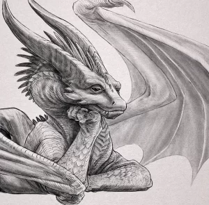 Эскизы тату дракон 28,10,2021 - №0420 - dragon tattoo sketch - tattoo-photo.ru
