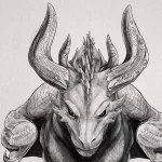 Эскизы тату дракон 28,10,2021 - №0422 - dragon tattoo sketch - tattoo-photo.ru