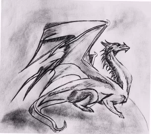 Эскизы тату дракон 28,10,2021 - №0430 - dragon tattoo sketch - tattoo-photo.ru