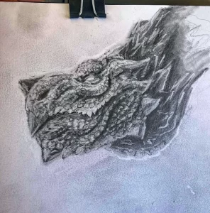 Эскизы тату дракон 28,10,2021 - №0448 - dragon tattoo sketch - tattoo-photo.ru
