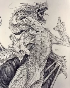 Эскизы тату дракон 28,10,2021 - №0468 - dragon tattoo sketch - tattoo-photo.ru