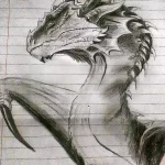 Эскизы тату дракон 28,10,2021 - №0497 - dragon tattoo sketch - tattoo-photo.ru