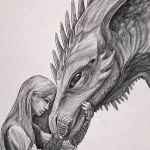 Эскизы тату дракон 28,10,2021 - №0502 - dragon tattoo sketch - tattoo-photo.ru