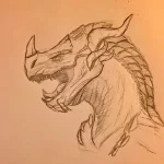 Эскизы тату дракон 28,10,2021 - №0505 - dragon tattoo sketch - tattoo-photo.ru