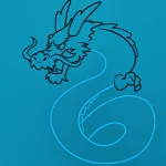 Эскизы тату дракон 28,10,2021 - №0512 - dragon tattoo sketch - tattoo-photo.ru