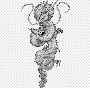 Эскизы тату дракон 28,10,2021 - №0526 - dragon tattoo sketch - tattoo-photo.ru