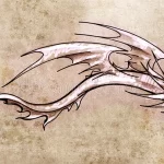 Эскизы тату дракон 28,10,2021 - №0537 - dragon tattoo sketch - tattoo-photo.ru