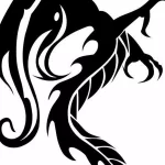 Эскизы тату дракон 28,10,2021 - №0551 - dragon tattoo sketch - tattoo-photo.ru