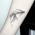 Фото тату золотая рыбка 07,12,2021 - №446 - goldfish tattoo - tattoo-photo.ru