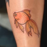 Фото тату золотая рыбка 07,12,2021 - №495 - goldfish tattoo - tattoo-photo.ru