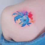 Фото тату золотая рыбка 07,12,2021 - №014 - goldfish tattoo - tattoo-photo.ru