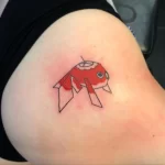 Фото тату золотая рыбка 07,12,2021 - №032 - goldfish tattoo - tattoo-photo.ru
