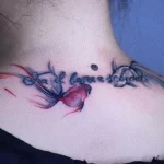 Фото тату золотая рыбка 07,12,2021 - №433 - goldfish tattoo - tattoo-photo.ru