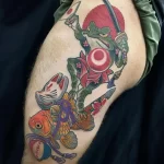 Фото тату золотая рыбка 07,12,2021 - №458 - goldfish tattoo - tattoo-photo.ru