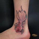 Фото тату золотая рыбка 07,12,2021 - №508 - goldfish tattoo - tattoo-photo.ru