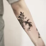 Фото тату золотая рыбка 07,12,2021 - №584 - goldfish tattoo - tattoo-photo.ru