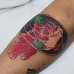 Фото тату золотая рыбка 07,12,2021 - №588 - goldfish tattoo - tattoo-photo.ru