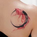 Фото тату золотая рыбка 07,12,2021 - №592 - goldfish tattoo - tattoo-photo.ru