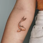 Фото тату золотая рыбка 07,12,2021 - №608 - goldfish tattoo - tattoo-photo.ru