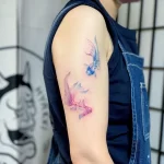 Фото тату золотая рыбка 07,12,2021 - №613 - goldfish tattoo - tattoo-photo.ru