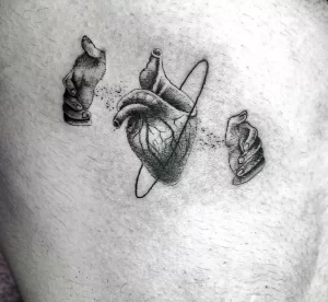 Фото рисунка тату сердце 02.01.22 №0007 - drawing tattoo heart - tattoo-photo.ru