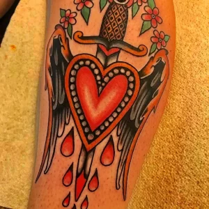 Фото рисунка тату сердце 02.01.22 №0020 - drawing tattoo heart - tattoo-photo.ru