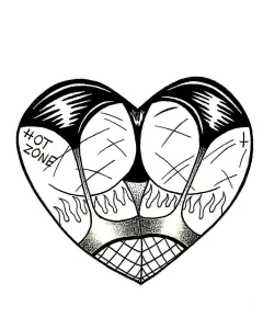 Фото рисунка тату сердце 02.01.22 №0097 - drawing tattoo heart - tattoo-photo.ru