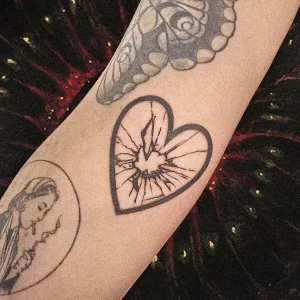Фото рисунка тату сердце 02.01.22 №0145 - drawing tattoo heart - tattoo-photo.ru