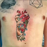 Фото рисунка тату сердце 02.01.22 №0178 - drawing tattoo heart - tattoo-photo.ru