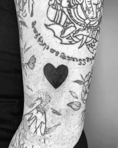 Фото рисунка тату сердце 02.01.22 №0201 - drawing tattoo heart - tattoo-photo.ru