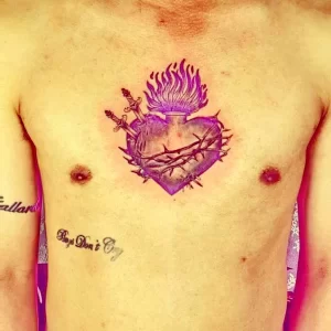 Фото рисунка тату сердце 02.01.22 №0203 - drawing tattoo heart - tattoo-photo.ru