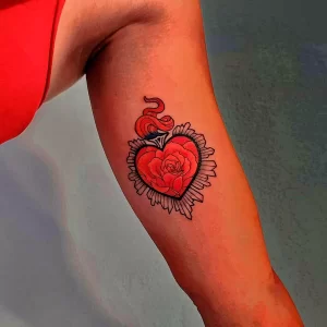 Фото рисунка тату сердце 02.01.22 №0205 - drawing tattoo heart - tattoo-photo.ru