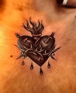 Фото рисунка тату сердце 02.01.22 №0216 - drawing tattoo heart - tattoo-photo.ru