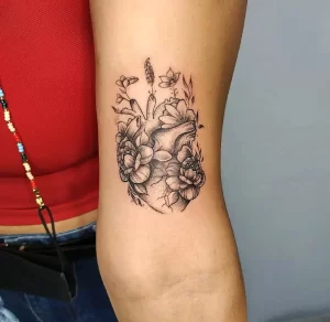 Фото рисунка тату сердце 02.01.22 №0217 - drawing tattoo heart - tattoo-photo.ru
