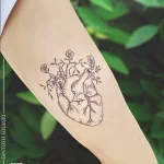 Фото рисунка тату сердце 02.01.22 №0230 - drawing tattoo heart - tattoo-photo.ru