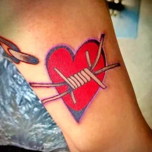 Фото рисунка тату сердце 02.01.22 №0325 - drawing tattoo heart - tattoo-photo.ru