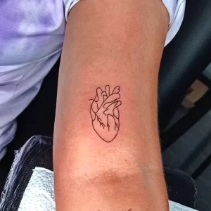 Фото рисунка тату сердце 02.01.22 №0341 - drawing tattoo heart - tattoo-photo.ru