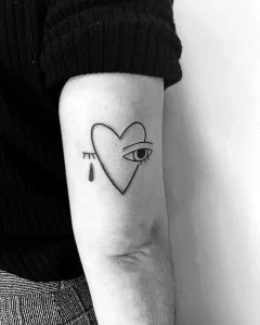Фото рисунка тату сердце 02.01.22 №0362 - drawing tattoo heart - tattoo-photo.ru