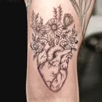 Фото рисунка тату сердце 02.01.22 №0424 - drawing tattoo heart - tattoo-photo.ru