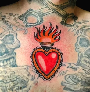 Фото рисунка тату сердце 02.01.22 №0464 - drawing tattoo heart - tattoo-photo.ru