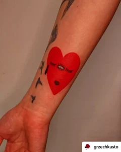 Фото рисунка тату сердце 02.01.22 №0634 - drawing tattoo heart - tattoo-photo.ru