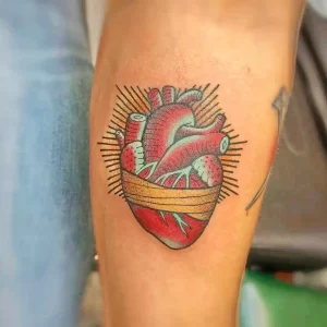 Фото рисунка тату сердце 02.01.22 №0852 - drawing tattoo heart - tattoo-photo.ru