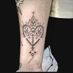Фото рисунка тату сердце 02.01.22 №0970 - drawing tattoo heart - tattoo-photo.ru