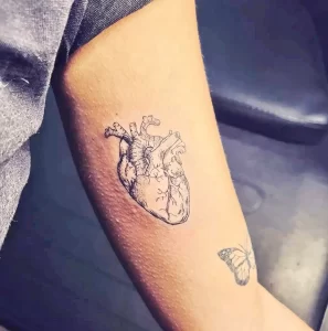 Фото рисунка тату сердце 02.01.22 №1112 - drawing tattoo heart - tattoo-photo.ru